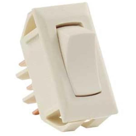 Jr Products 12V On-On Switch - Ivory J45-12655